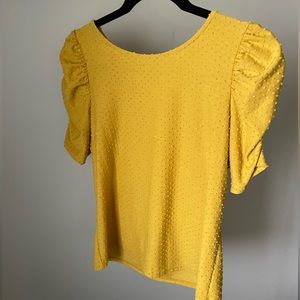 Anthropologie puff sleeve t shirt